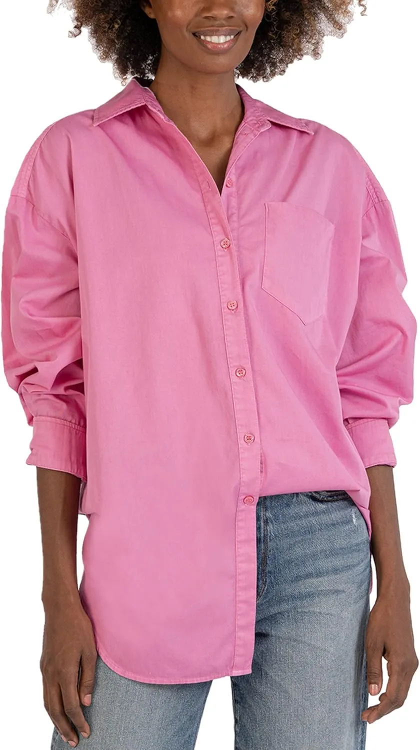 KUT from the Kloth Tyra Shirt Cherry Blossom LG