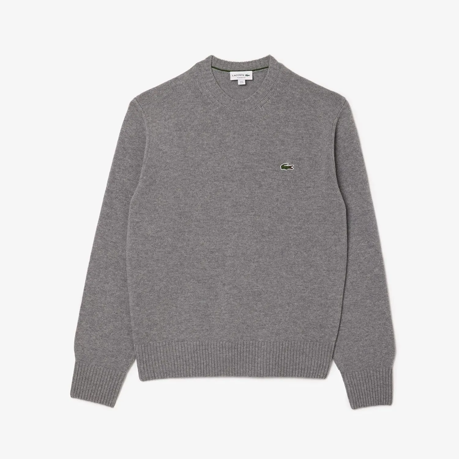 Lacoste Men's Carded Wool Crew Neck Sweater