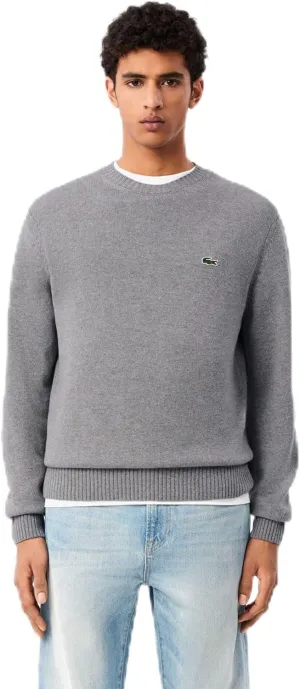 Lacoste Men's Carded Wool Crew Neck Sweater