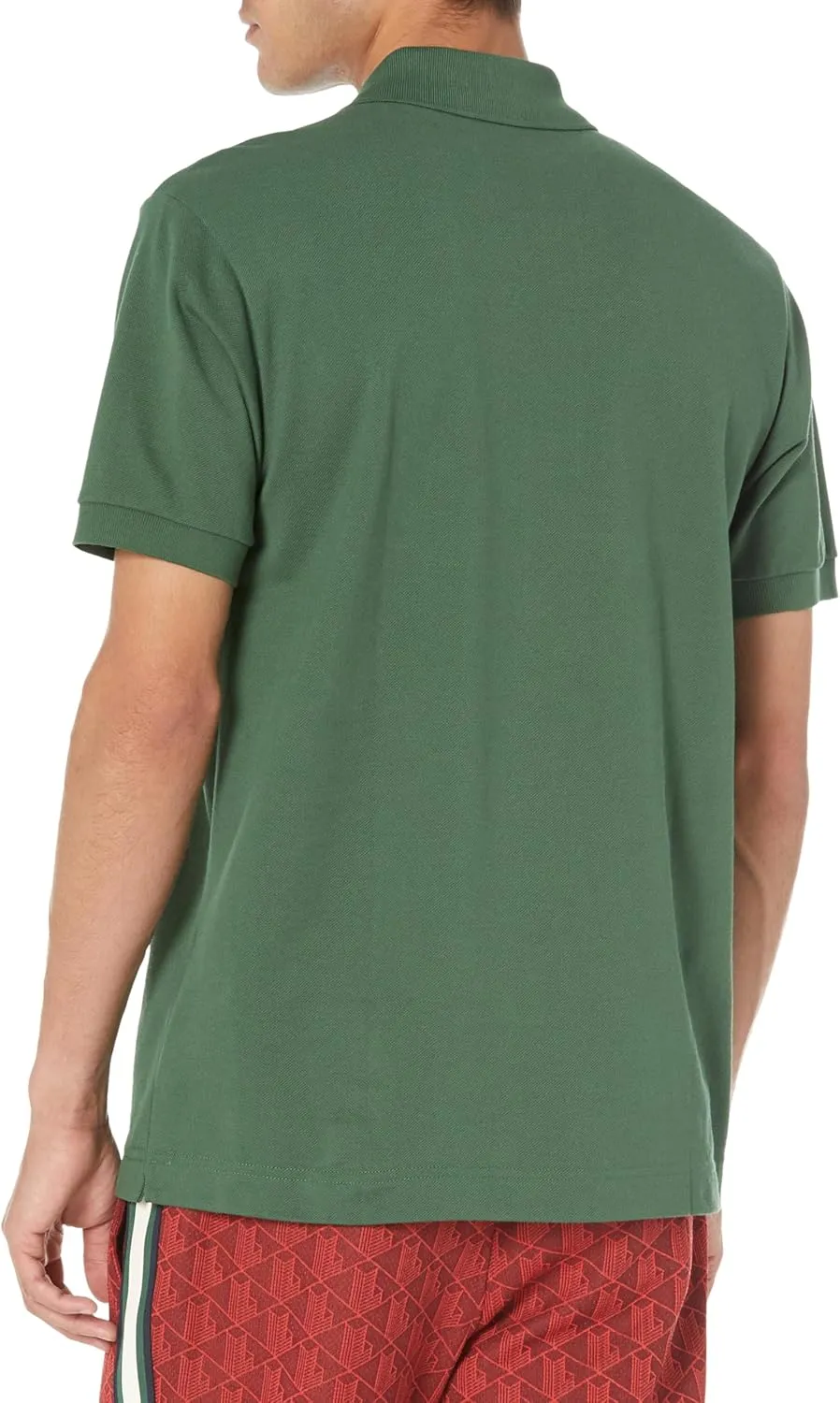 Lacoste Men's Short Sleeve Stacked Timeline Croc Polo Shirt