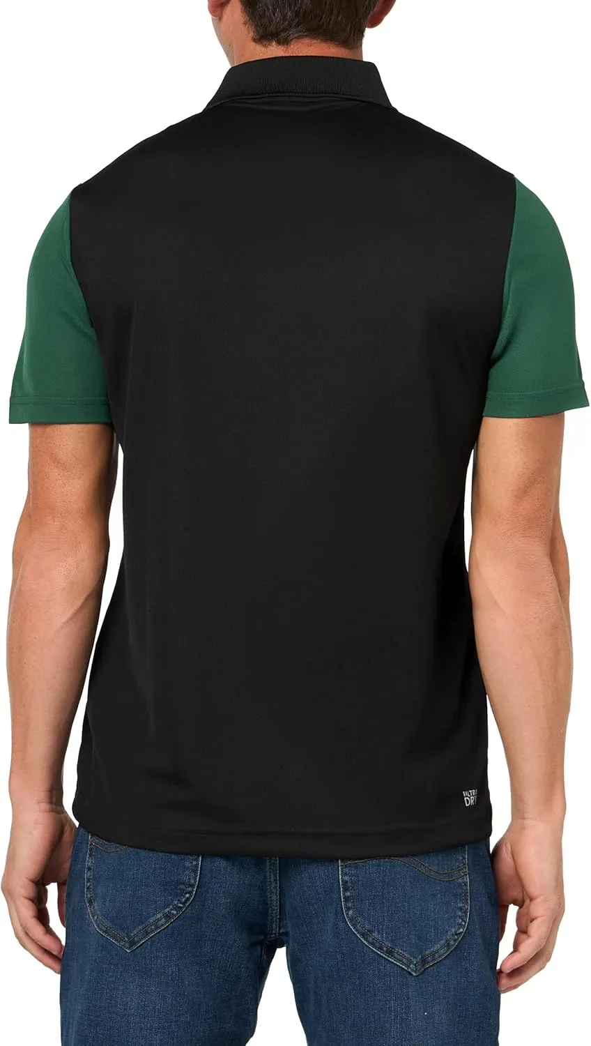Lacoste Men's Ultra Dry Print Branding Sport Polo Shirt
