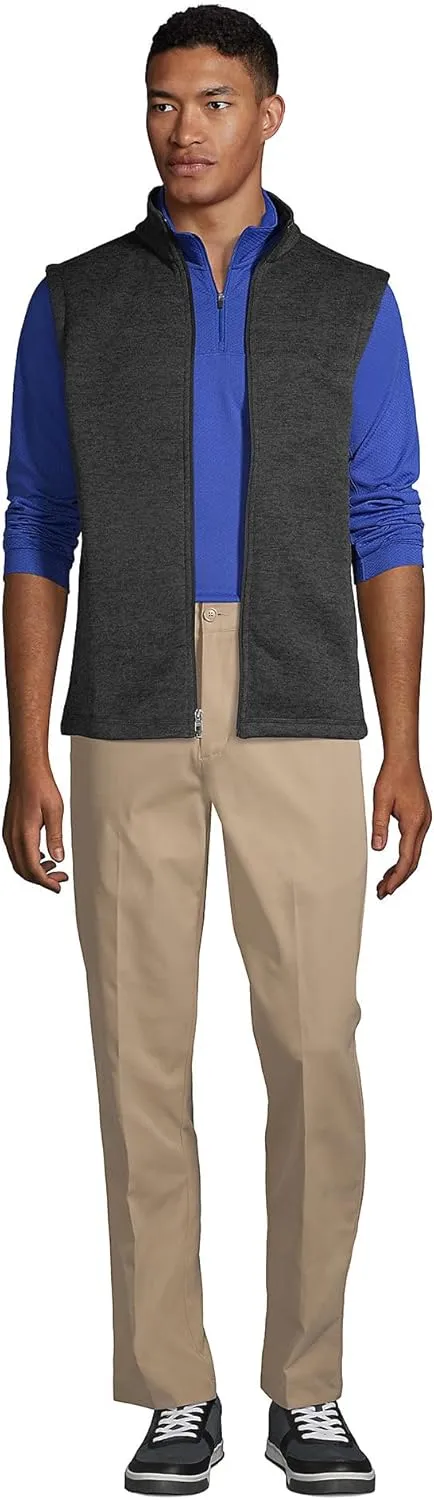 Lands' End School Uniform Men's Sweater Fleece Vest
