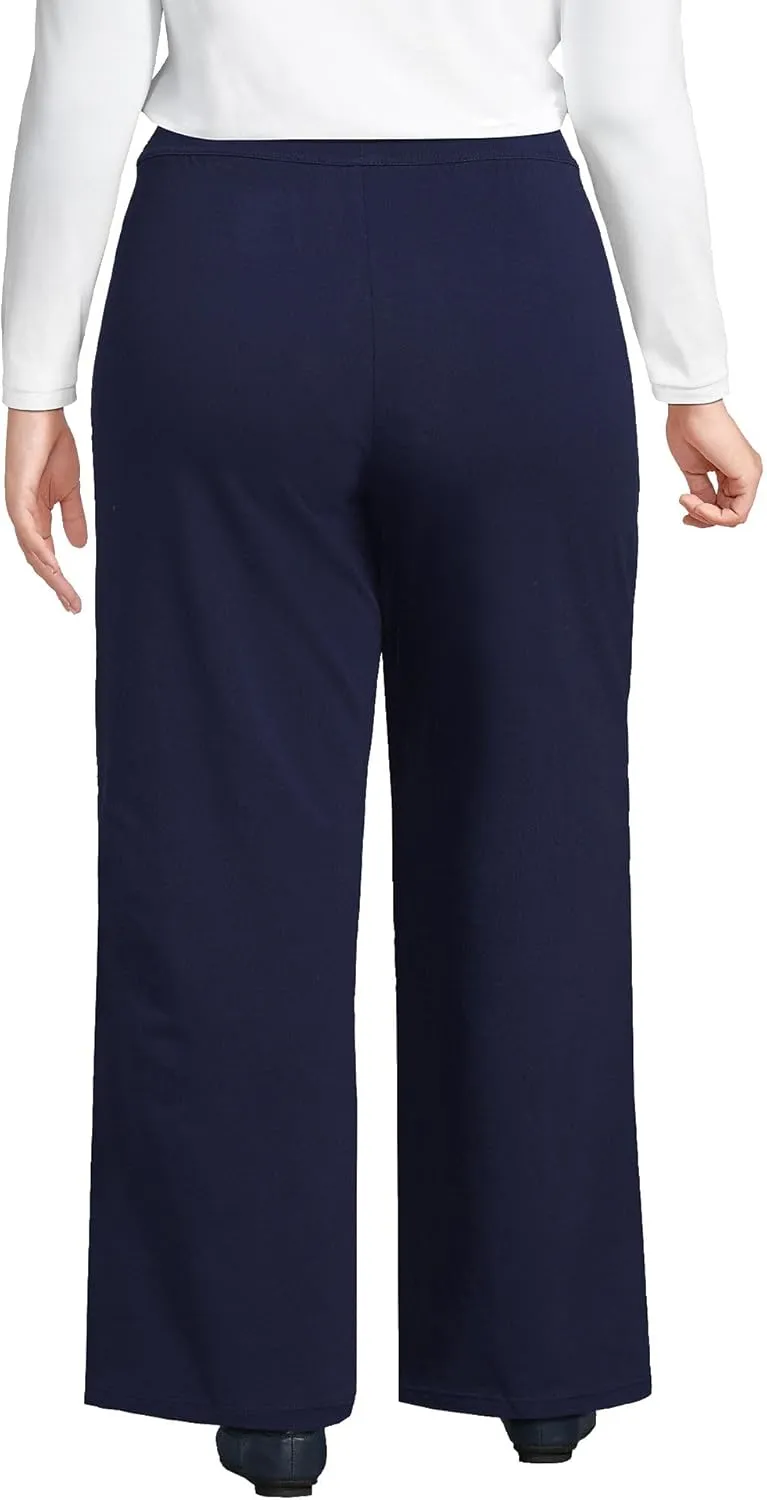 Lands' End Women's Starfish High Rise Wide Leg Pants