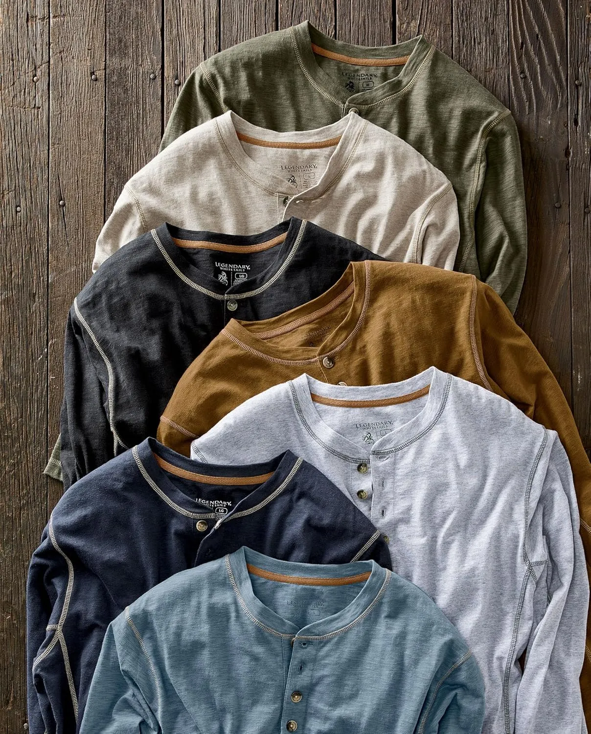 Legendary Whitetails Men's Maverick Slub Henley Shirt