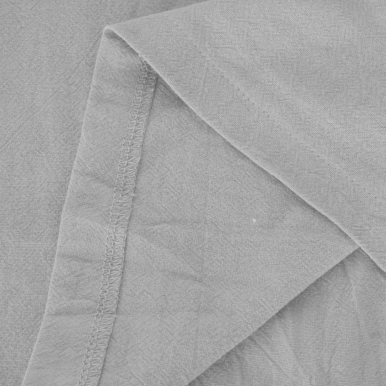 Linen Wide Leg Pants for Women Casual Summer Elastic High Waisted Flowy Beach Pants Loose Lounge Trousers Plus Size