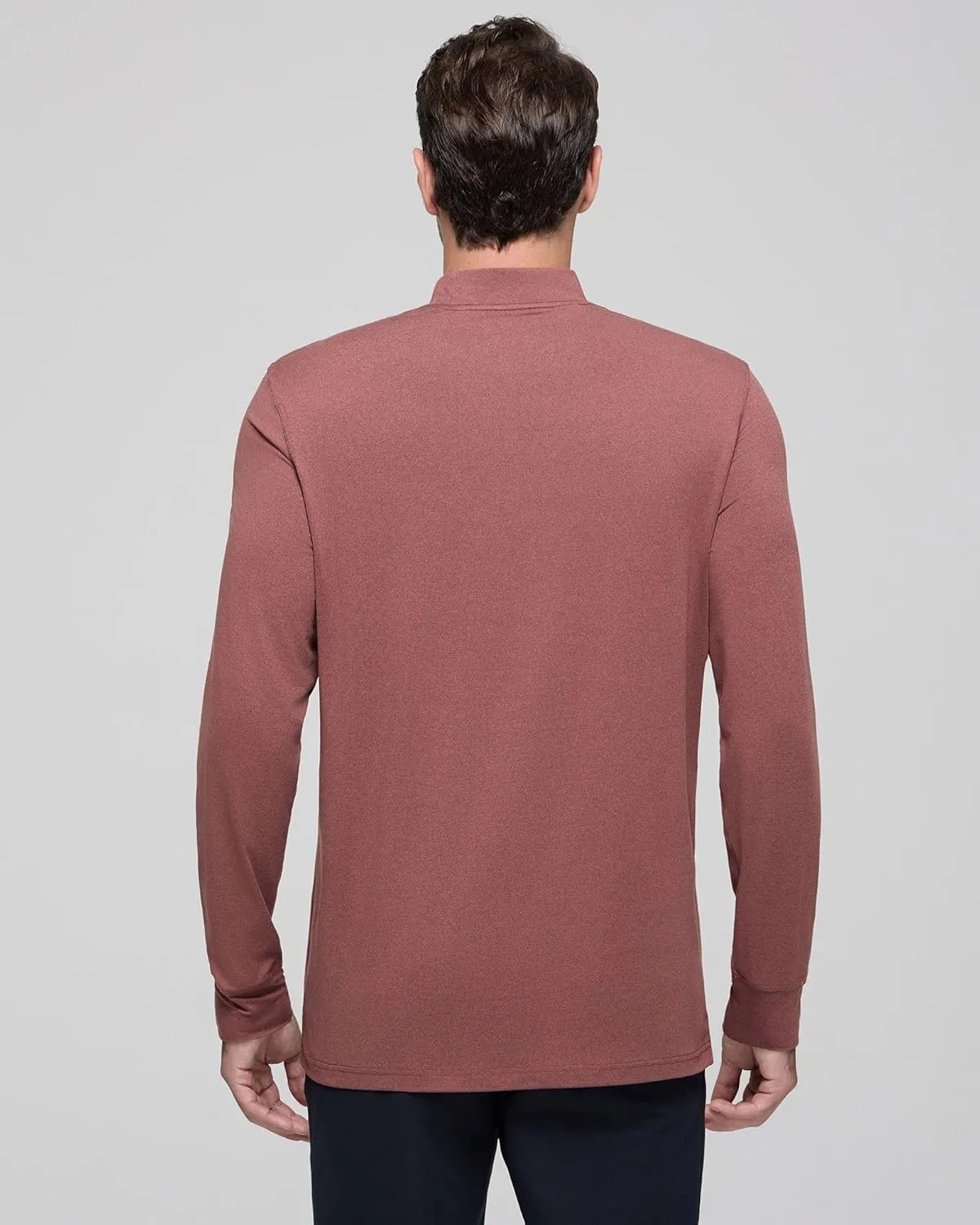 Long Sleeve Shirts for Men Mock Turtleneck Moisture Wicking Business Casual Pullover Undershirts Mens Tee Shirt Top