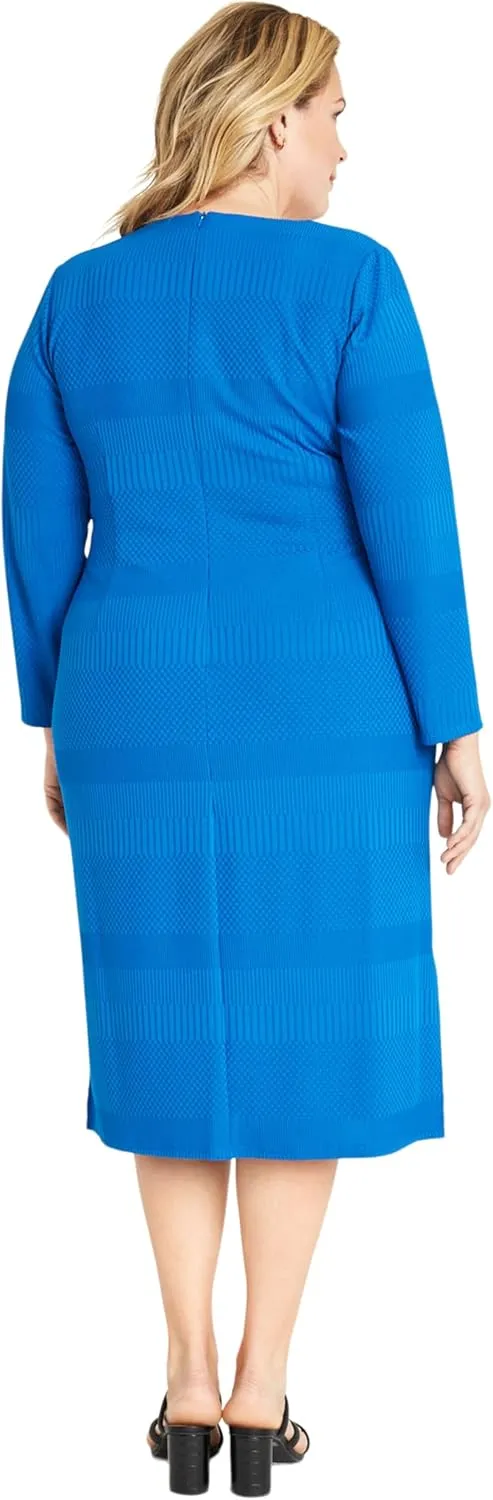 Maggy London Women's Sweater Knit Midi Dress