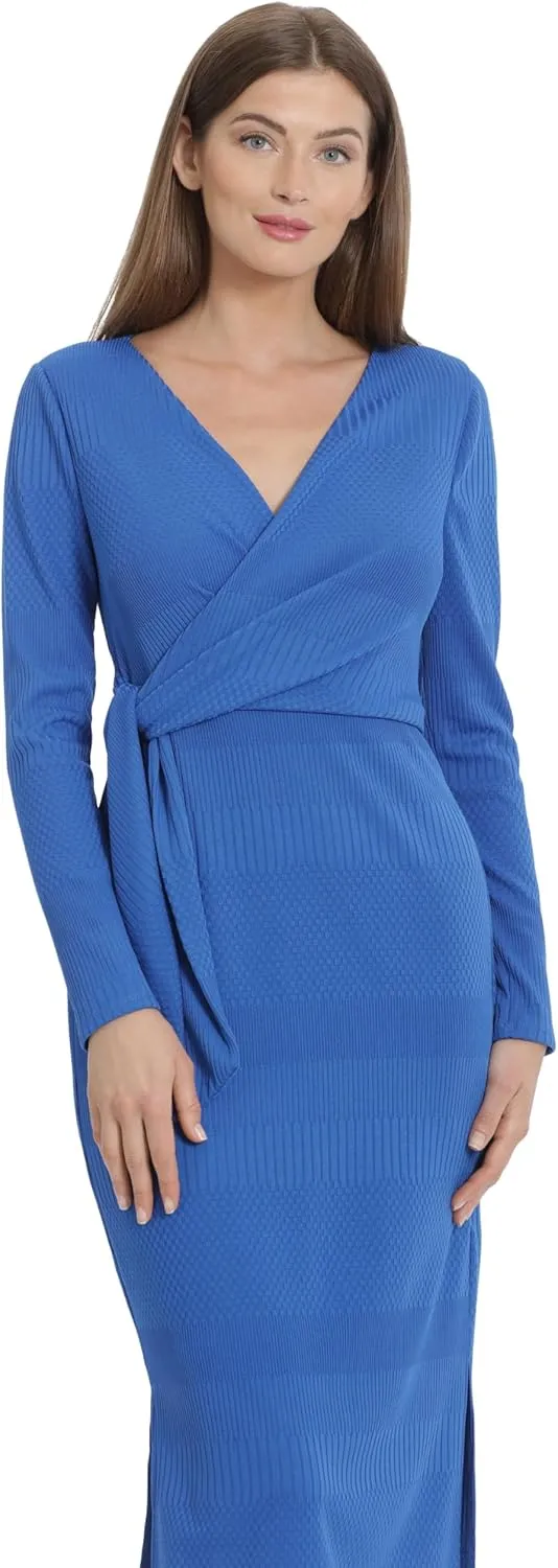 Maggy London Women's Sweater Knit Midi Dress