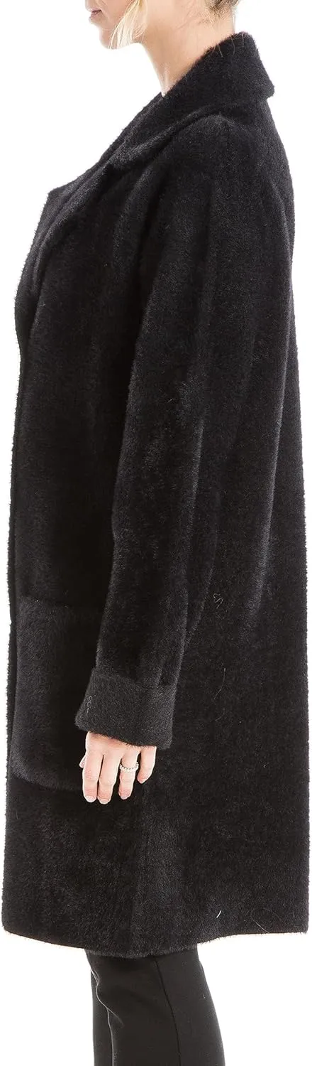 Max Studio Women's Mink Long Sleeve Sweater Coat