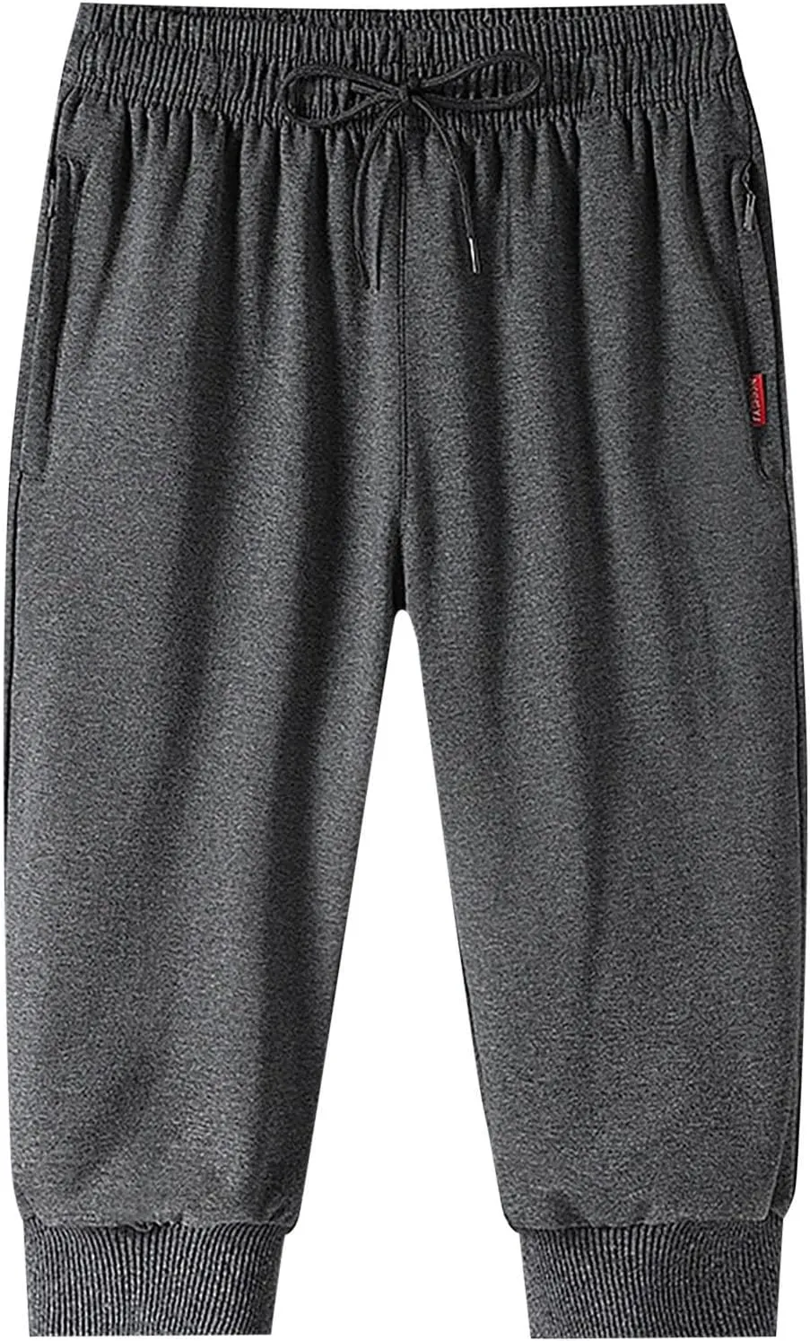Men Cargo Work Pants Casual Linen Elasticated Waist Pant Jogging Sweatpants Joggers Baggy Sports Gym Pants