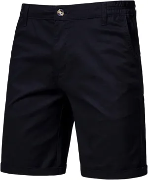Mens Athletic Hiking Tactical Shorts Lightweight Slim-Fit 5" Shorts Outdoor Cargo Short Classic Stretch Chino Shorts