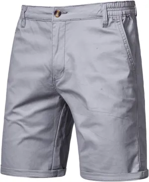 Mens Athletic Hiking Tactical Shorts Lightweight Slim-Fit 5" Shorts Outdoor Cargo Short Classic Stretch Chino Shorts