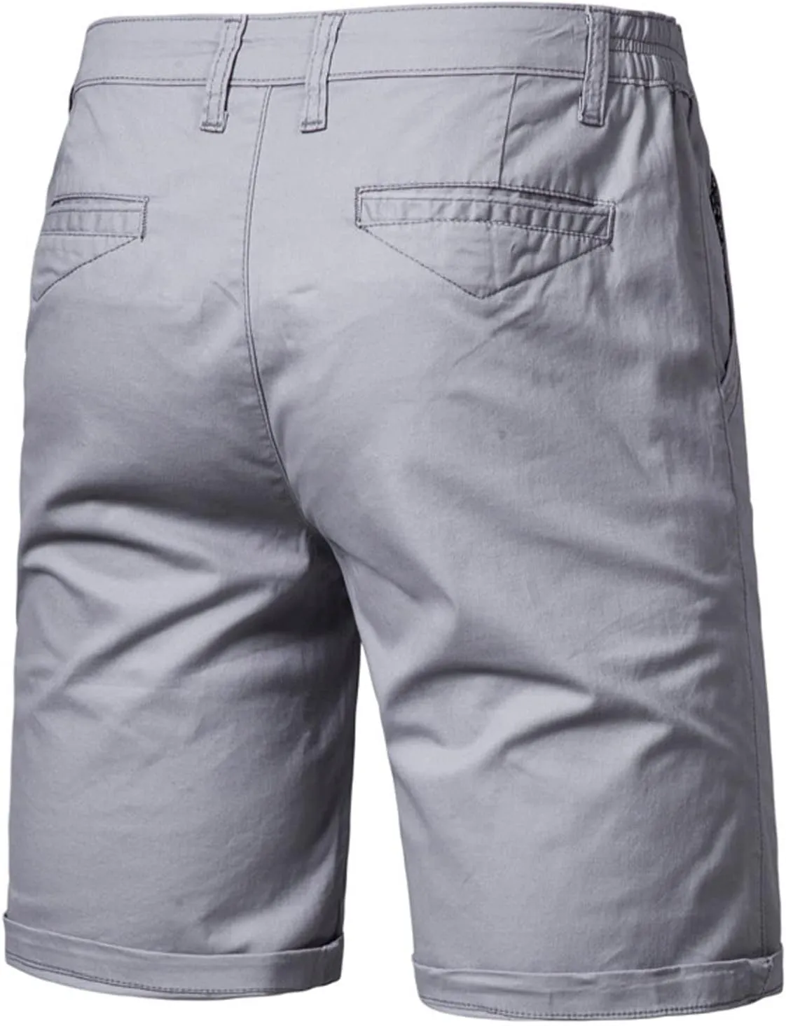 Mens Athletic Hiking Tactical Shorts Lightweight Slim-Fit 5" Shorts Outdoor Cargo Short Classic Stretch Chino Shorts