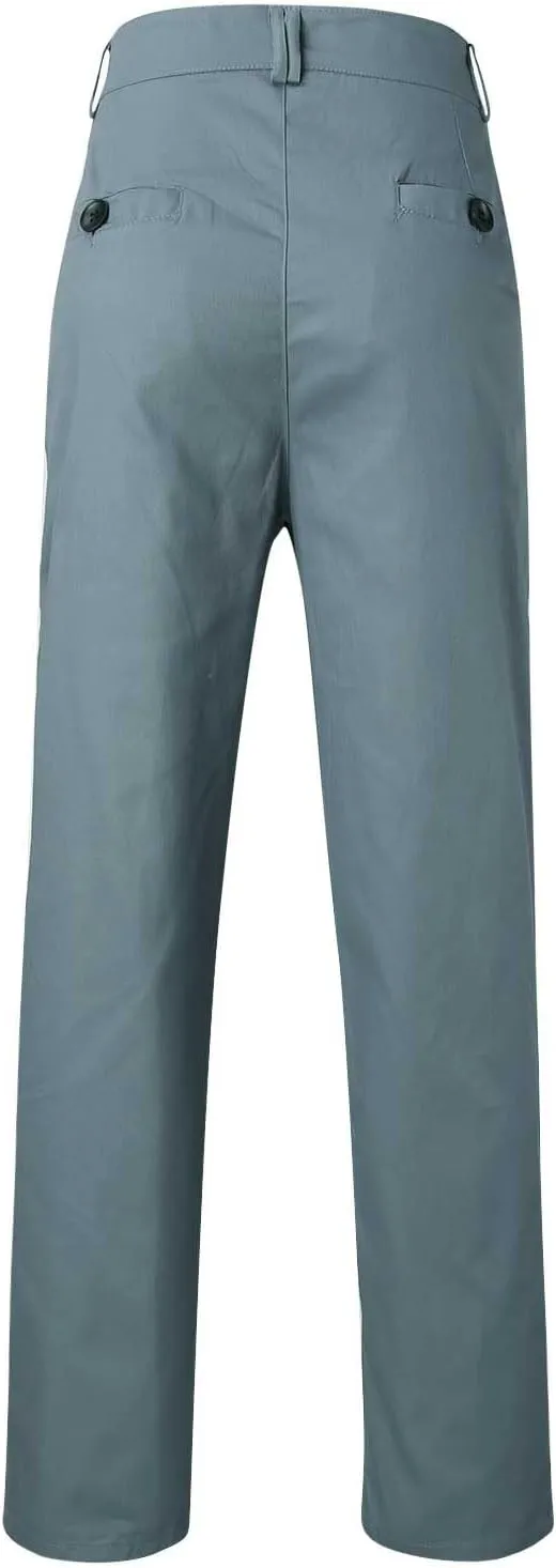 Mens Chinos Dress Pants Slim Fit Skinny Stretch Casual Pants Lightweight Comfy Hiking Travel Slacks Trousers 2024