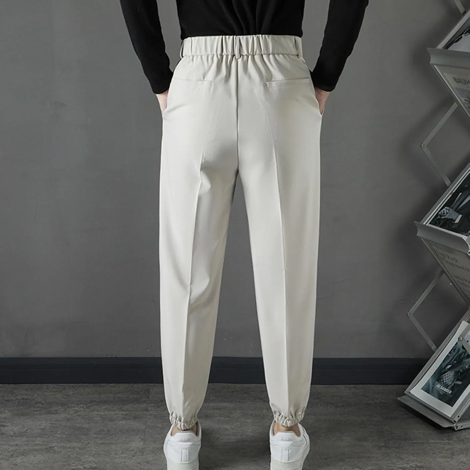 Mens Dress Pants Stretch Tapered Golf Joggers with Belt Loops Slim Fit Casual Business Travel Work Sweatpants 2025