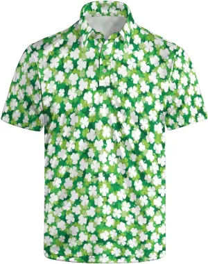 Men's Golf Shirts Funny Polo Shirt Moisture Wicking Golf Shirt Quick-Dry Polo Shirts Short Sleeve Funny Theme Outfits for Men