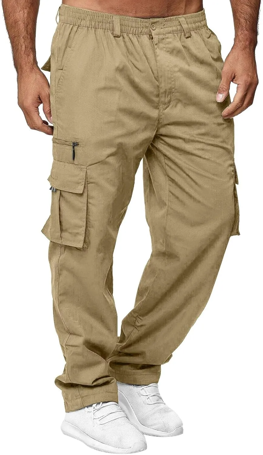 Men's Joggers Baggy Joggers Sweatpant Workout Running Gym Sport Cargo Chino Pant Comfort Soft Jogging Sweat