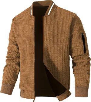 Mens Lightweight Jacket Casual Bomber Jacket Varsity Coat