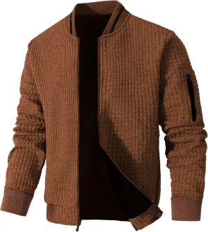 Mens Lightweight Jacket Casual Bomber Jacket Varsity Coat