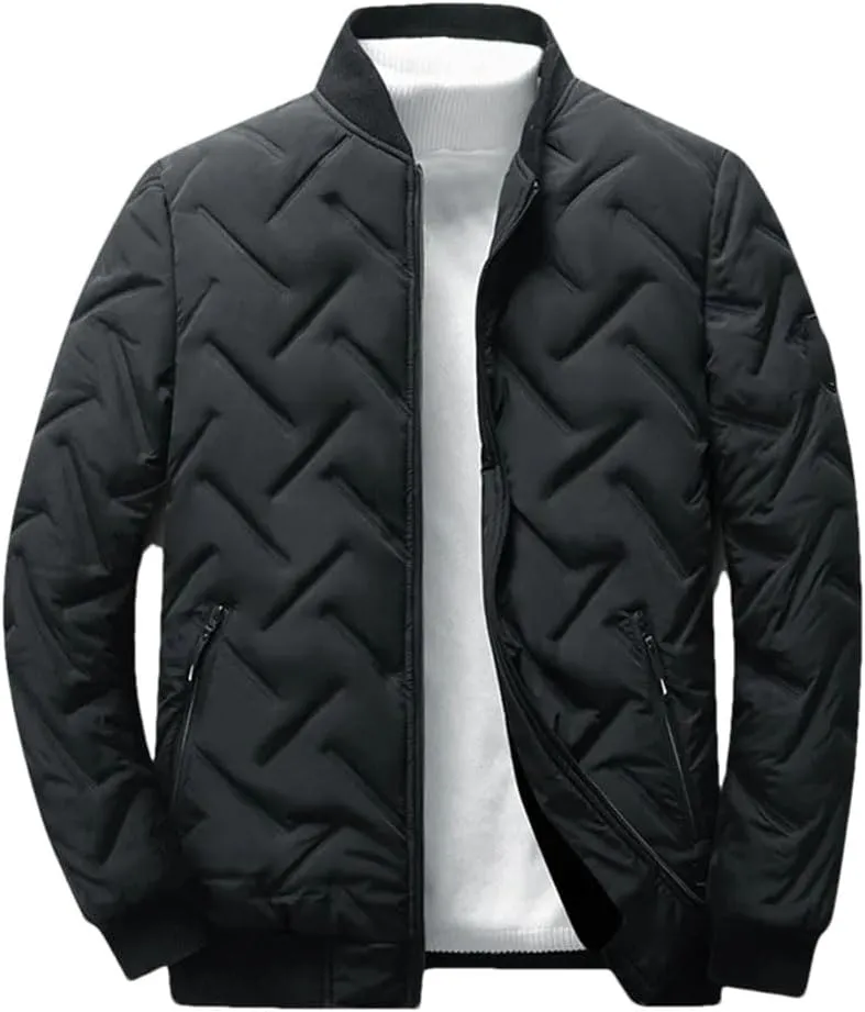 Men's Outdoor Down Jacket, Cotton Padded Warm Jacket, Autumn And Winter Oversized Warm Jacket