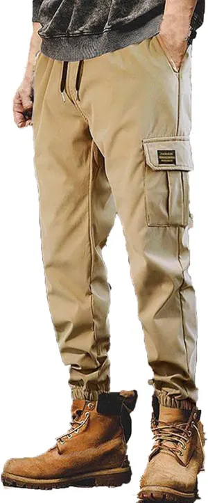 Men's Pants Cargo Relaxed Fit Men's Wild Cargo Pants Casual Joggers Sweatpants Outdoor Waterproof Hiking Work Pants