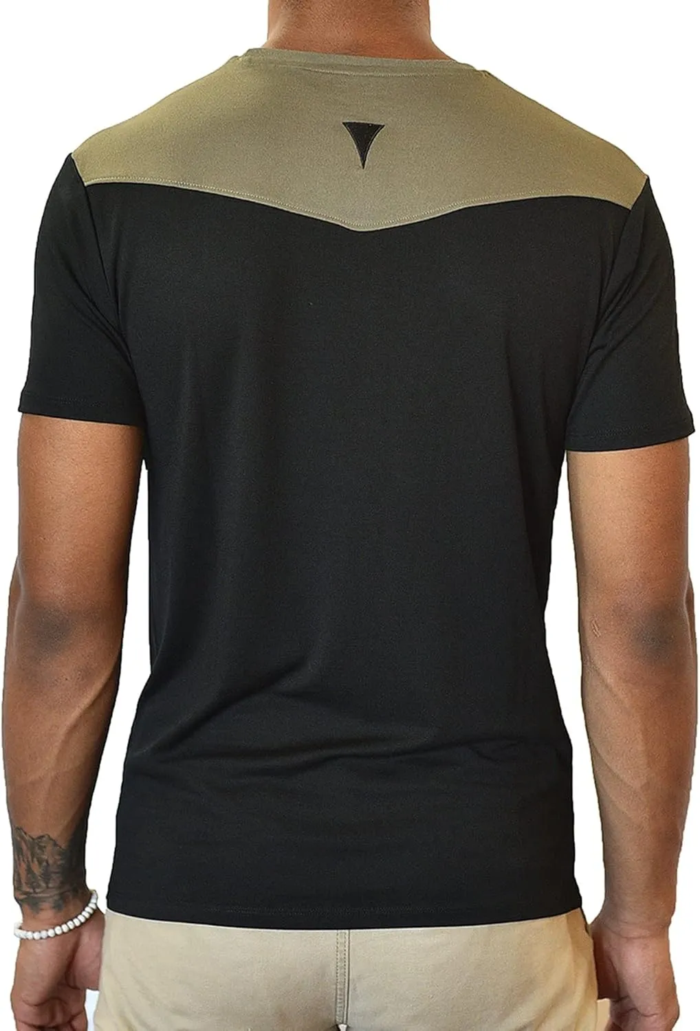 Men's Short Sleeve Soft Luxurious Rayon Blend, Breathable, Quick Dry, Stretch Crew T-Shirt