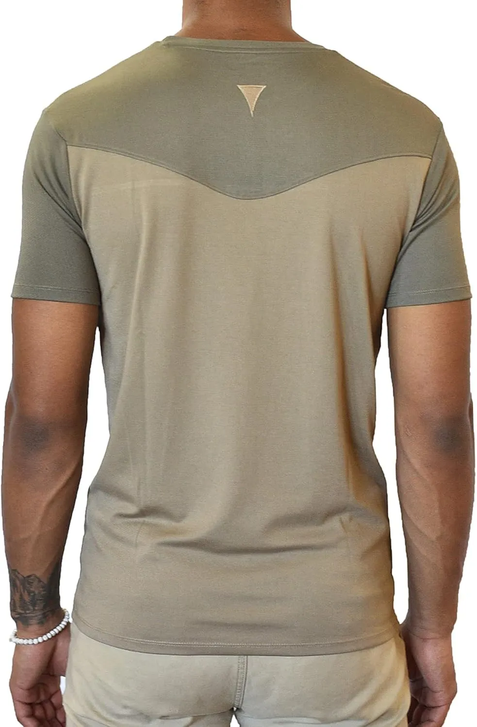 Men's Short Sleeve Soft Luxurious Rayon Blend, Breathable, Quick Dry, Stretch Crew T-Shirt