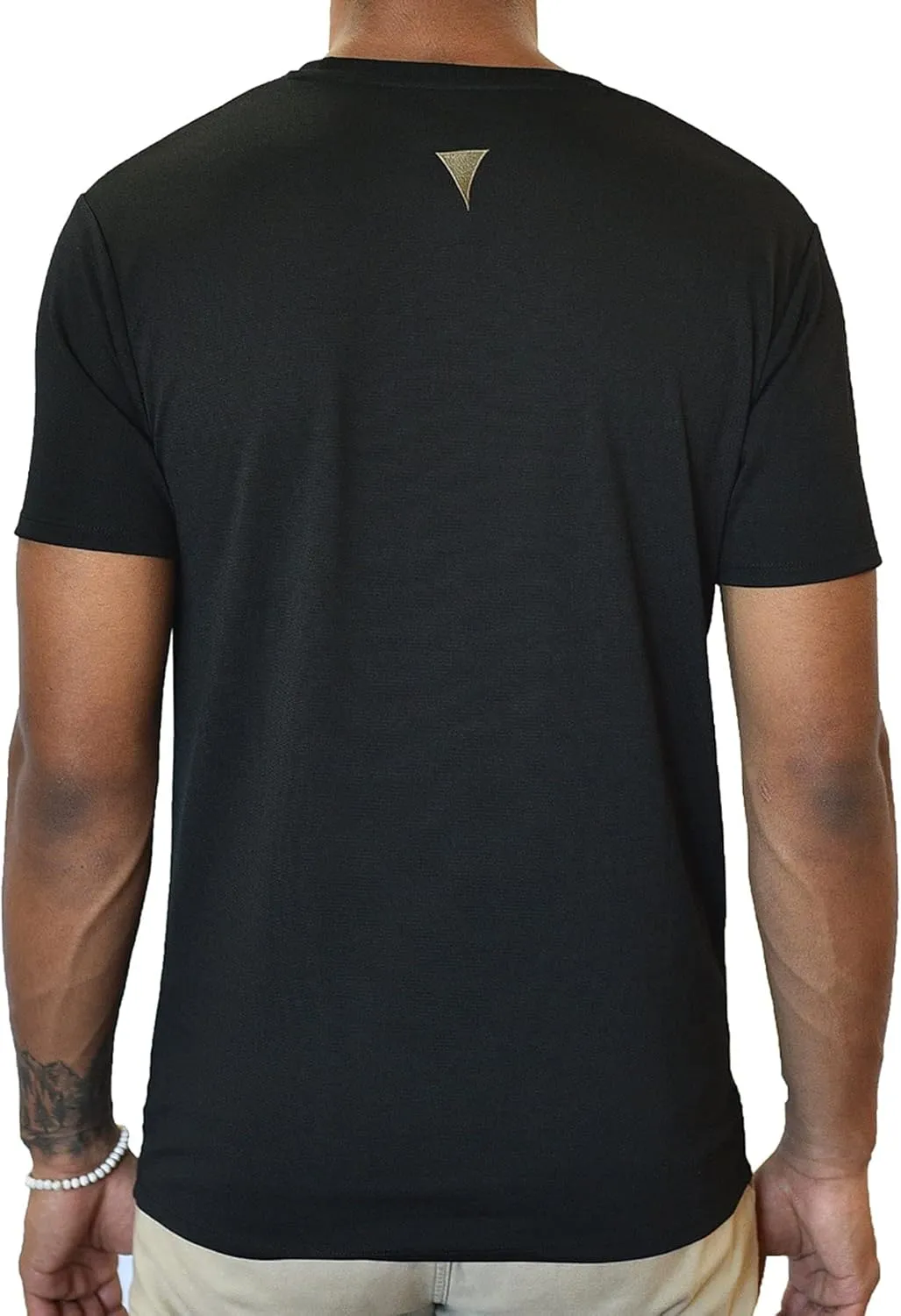 Men's Short Sleeve Soft Luxurious Rayon Blend, Breathable, Quick Dry, Stretch Crew T-Shirt