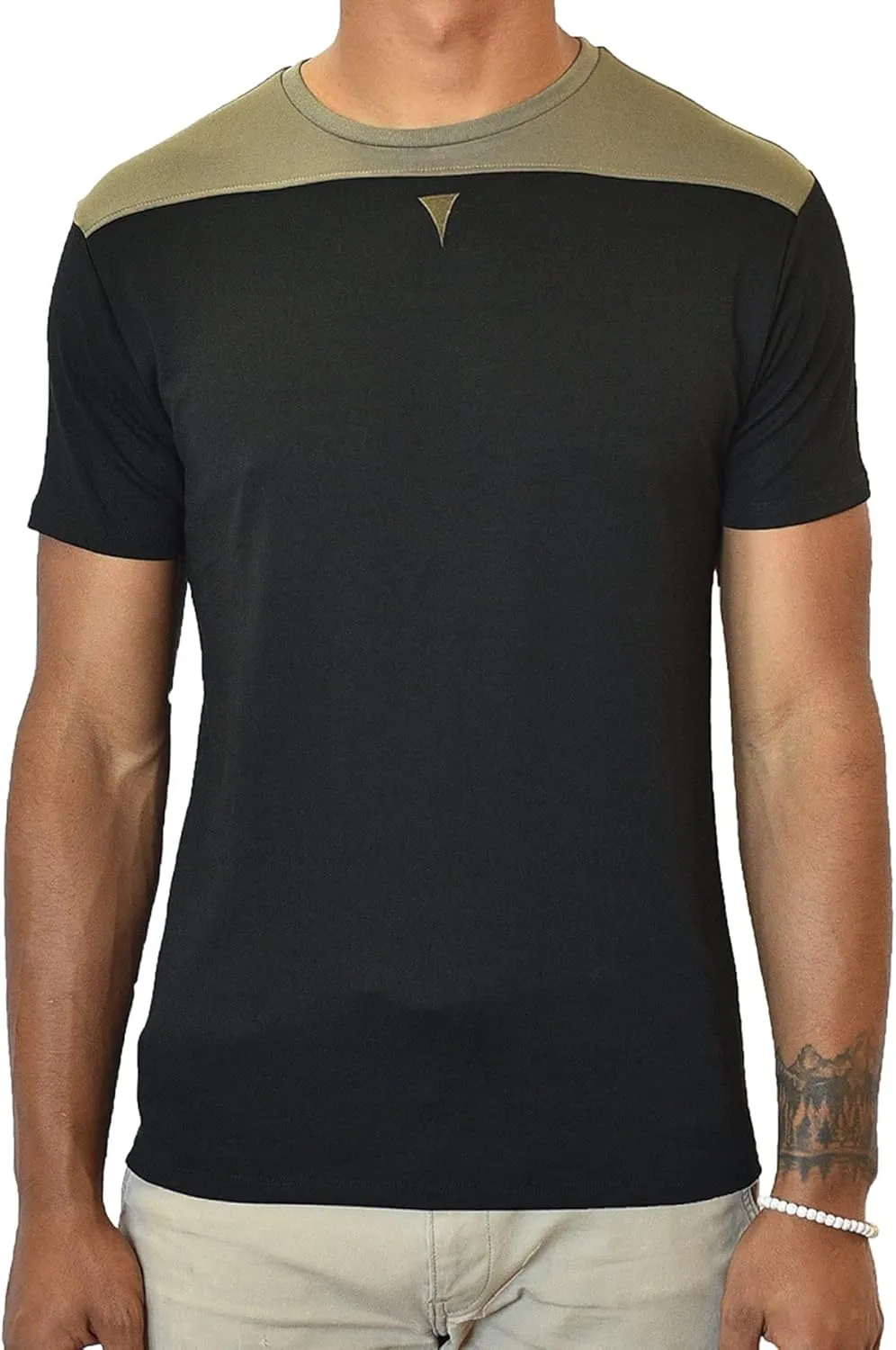 Men's Short Sleeve Soft Luxurious Rayon Blend, Breathable, Quick Dry, Stretch Crew T-Shirt