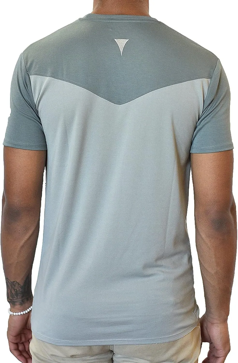 Men's Short Sleeve Soft Luxurious Rayon Blend, Breathable, Quick Dry, Stretch Crew T-Shirt