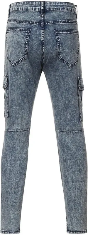 Men's Trousers Men's Summer Light Pants Men Chino Pants Slim Fit Stretch Bodycon Trousers Casual Cargo Jogging Pants