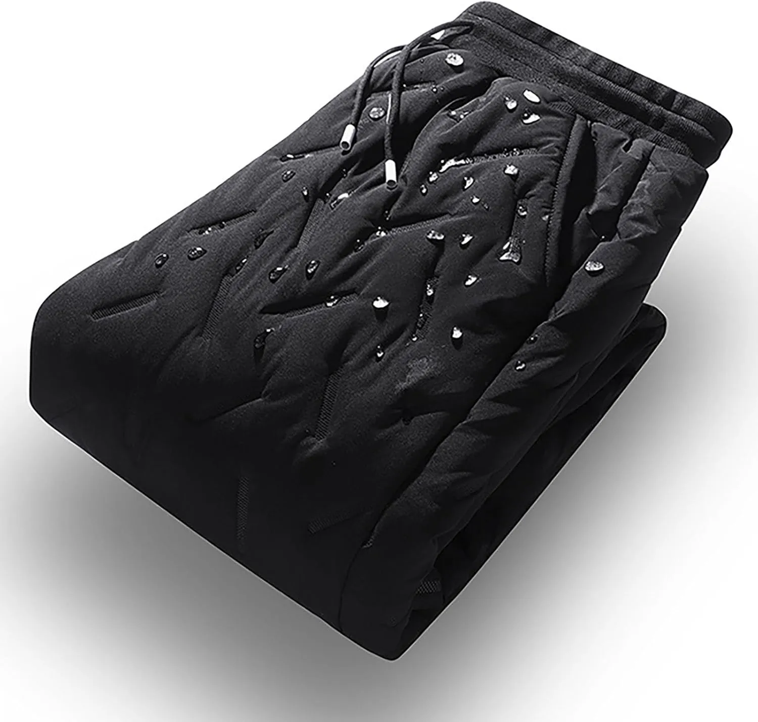 Mens Winter Warm Utility Down Pants Sassy High Waisted Compression Snow Trousers Outdoor Climbing Down Pants Warm Pants