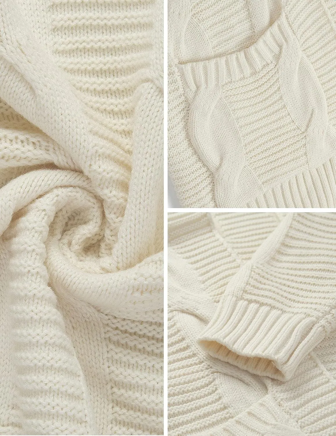 MEROKEETY Women's 2025 Long Sleeve Cable Knit Cardigan Sweaters Open Front Fall Outwear Coat