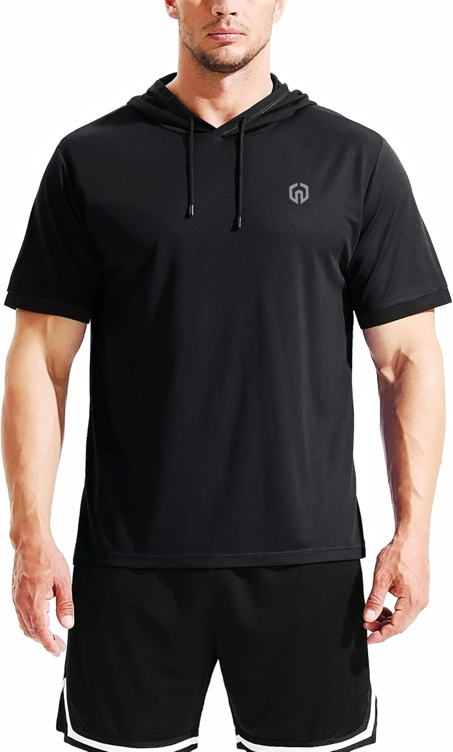NELEUS Men's Dry Fit Performance Athletic Shirt with Hoods