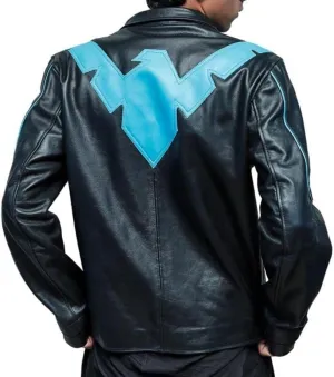 New Danny Shepherd Famous Dick Grayson Nightwing Jacket  Nightwing Jacket - Leather Jacket Men