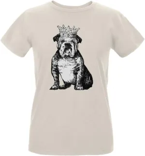 Old Glory British Bulldog Crown Womens Organic T Shirt