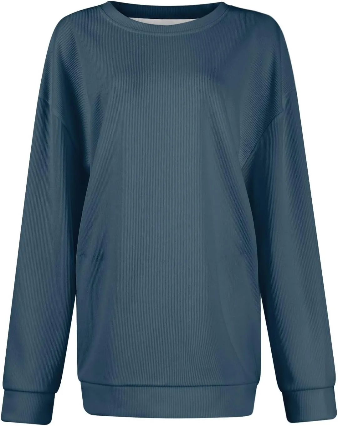 Oversized Sweatshirt for Women Crewneck Sweatshirts No Hood Sweaters Long Sleeve Shirts Hoodies Pullover Casual Tops