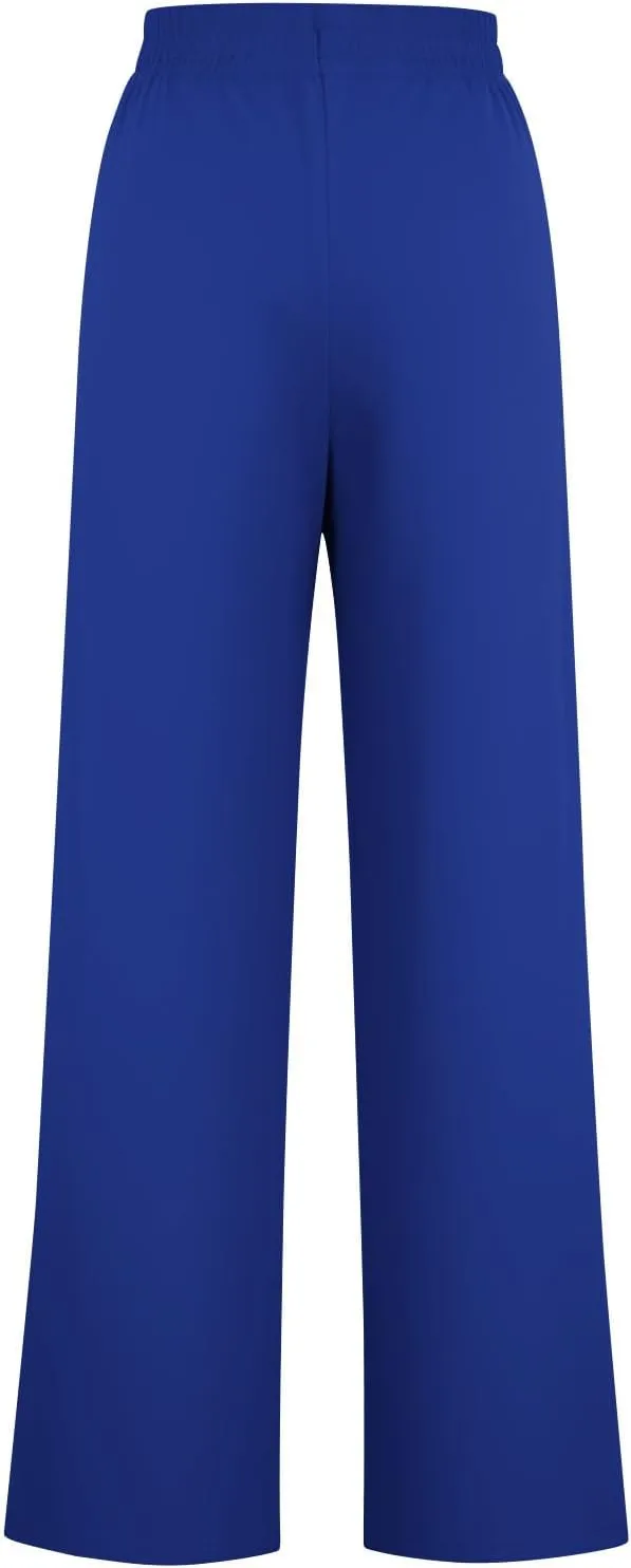 Palazzo Pants for Women Straight Wide Leg Pants Drawstring High Waist Trousers Spring Fashion Lounge Pants with Pocket