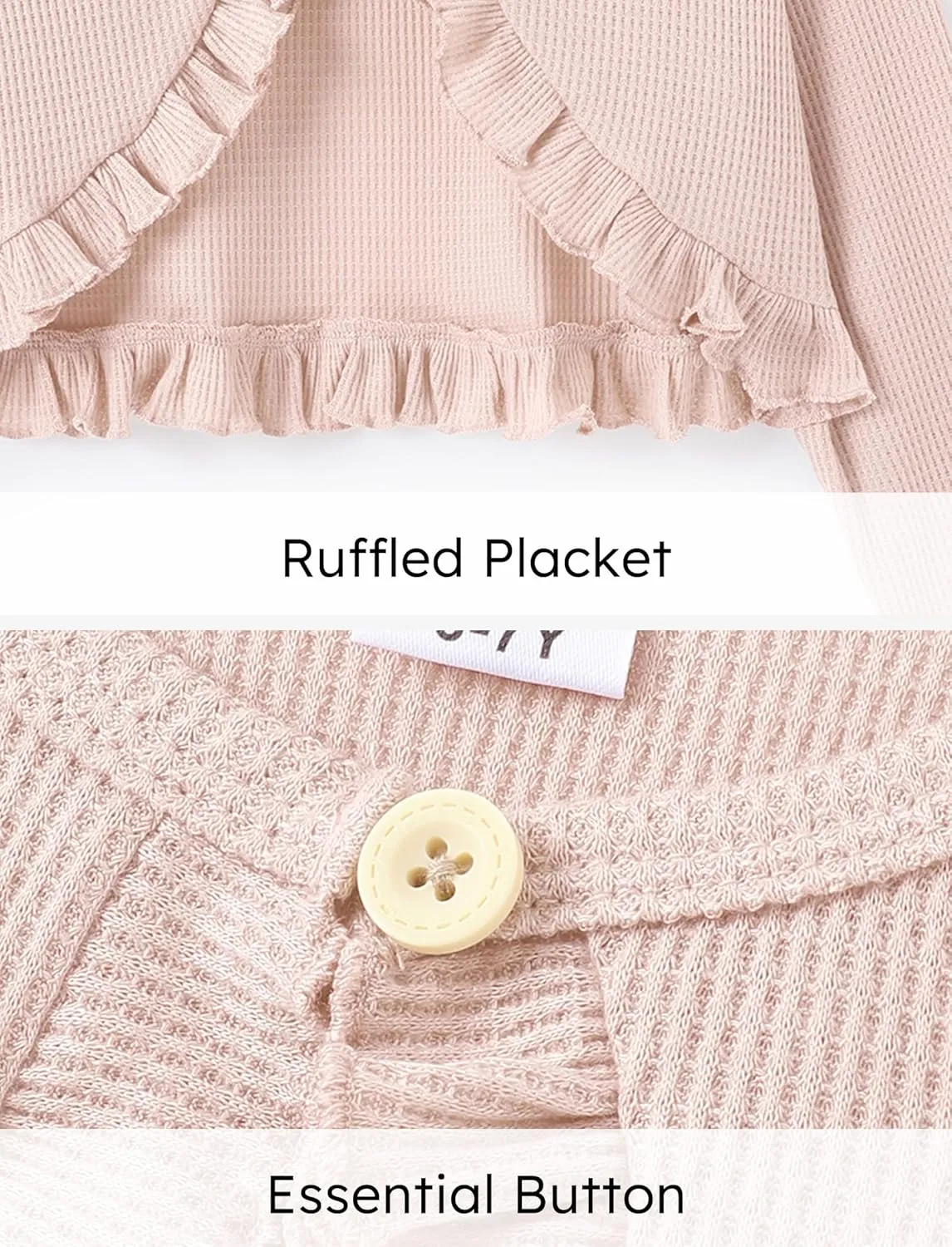 PATPAT Girl Sweater Long Sleeve Ruffle Knit Dress Cover Cardigan Shrug Sweater for Girls 5 Years-10 Years