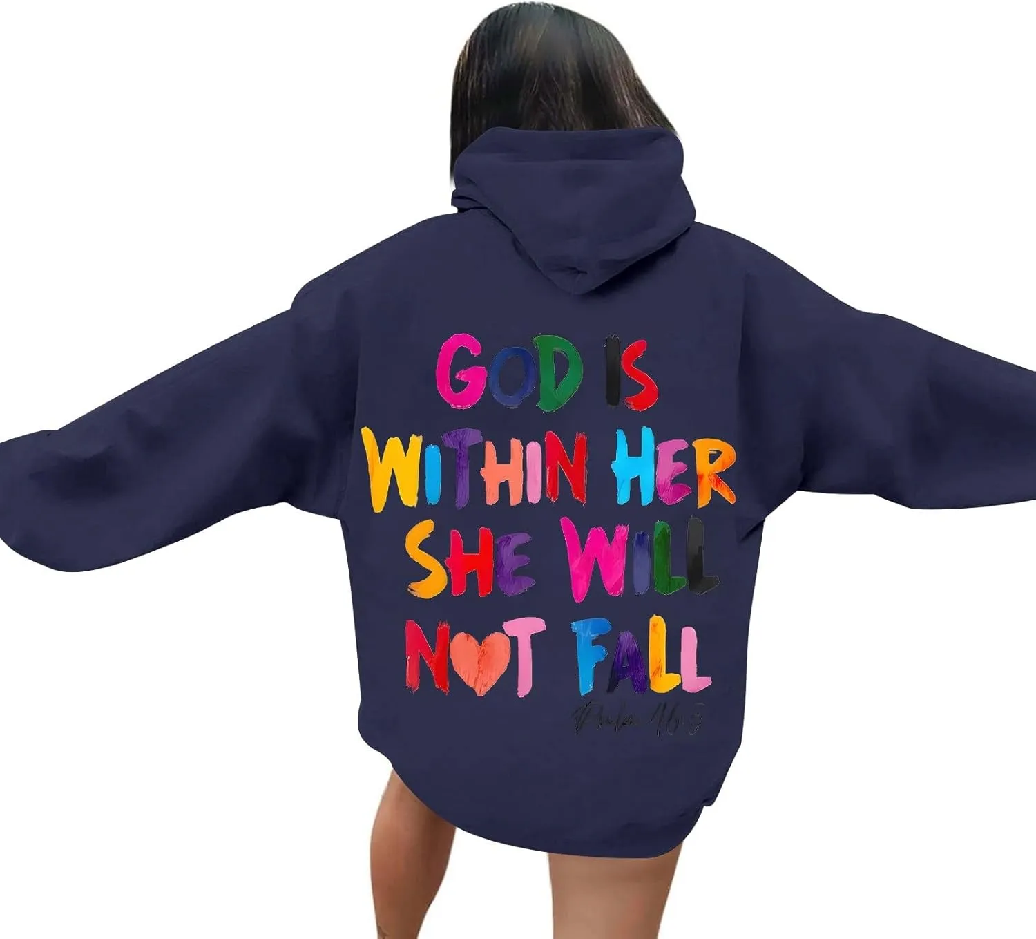 Pink Hoodie Cute Teen Girl Graphic Hoodies Pullover Sweatshirts for Womens Y2K Preppy Oversized Crewneck Sweatshirt