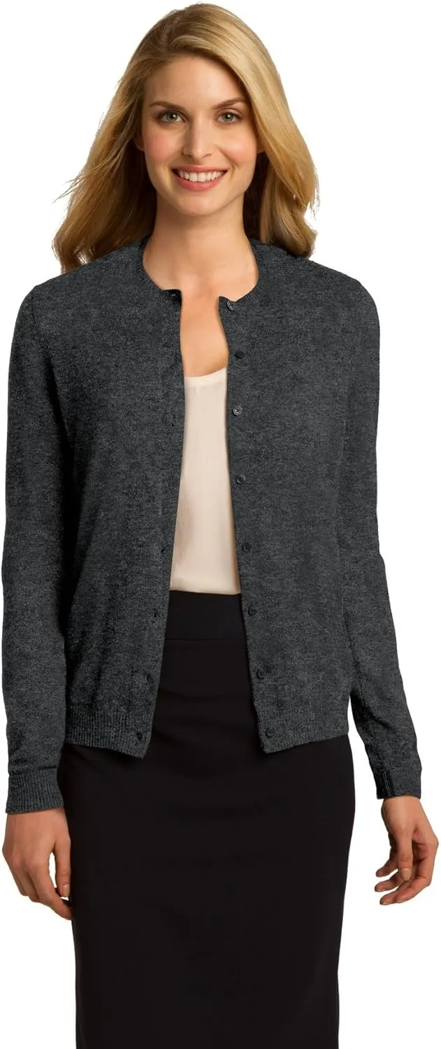 Port Authority Ladies Cardigan Sweater. LSW287