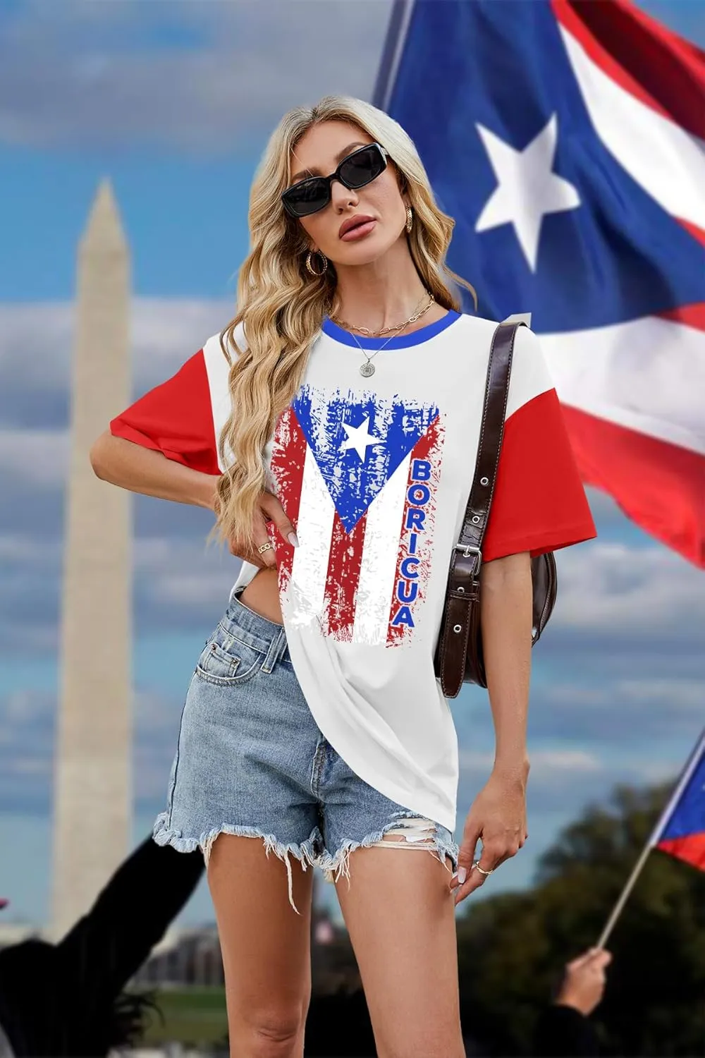 Puerto Rico Shirt Women Boricua Tshirt Y2k Aesthetic Tops Puerto Rican Pride Tee Vintage 90s Streetwear Shirts