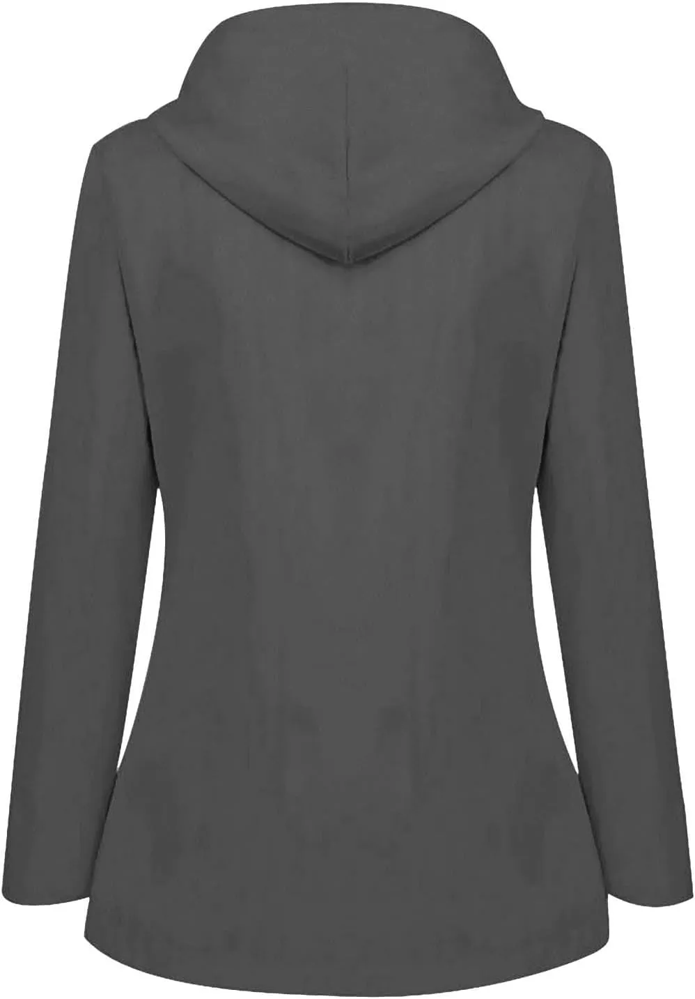 Rain Jacket Women 2024 Fall Lightweight Waterproof Raincoat Windbreaker Outdoor Hooded Trench Coat