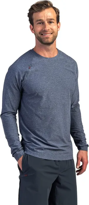 Rhone Reign Mens Long Sleeve Workout Shirts, Anti-Odor, Quick Dry Mens Gym Shirts, UPF 50 