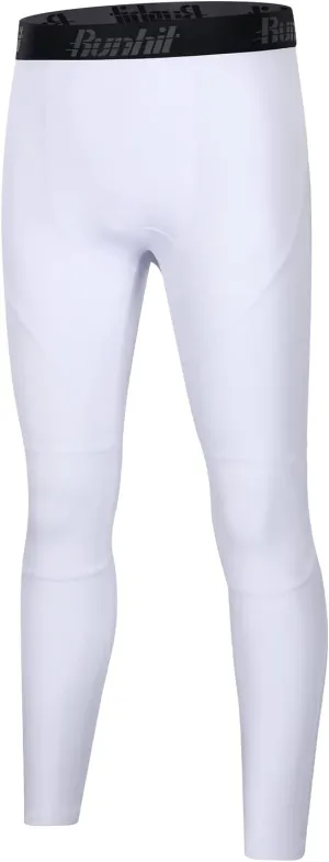 Runhit Boys Compression Leggings Youth Athletic Tights Basketball Compression Pants Boys Base Layer Pants Sports Legging