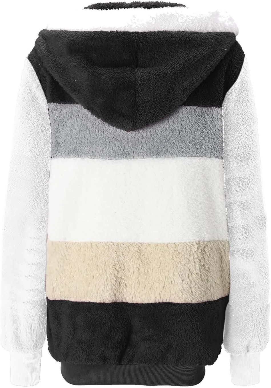 Sherpa Jacket Women Fleece Zip Up Jacket Winter 2024 Trendy Fuzzy Warm Hoodie Outerwear Coat with Pockets