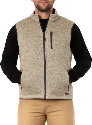 Smith's Workwear Men's Sherpa Lined Sweater Fleece Vest
