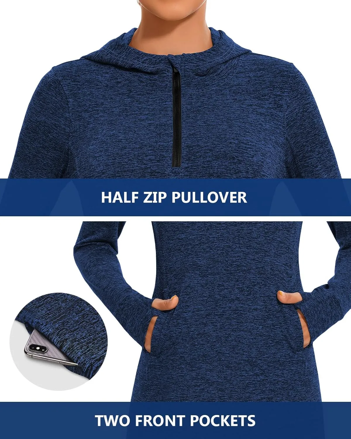 Soneven Women's Fleece Sweatshirt Dress Warm Pullover Long Sleeve Thermal Hoodie Dresses Winter Outfits with Pocket