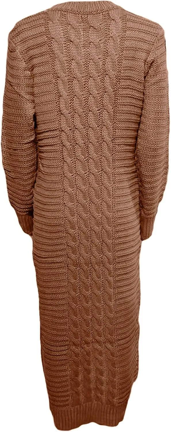 Sweater Dresses for Women,Sexy Bodycon Long Sleeve Dress for Winter Plus Size Pullover Dress for Party Evening