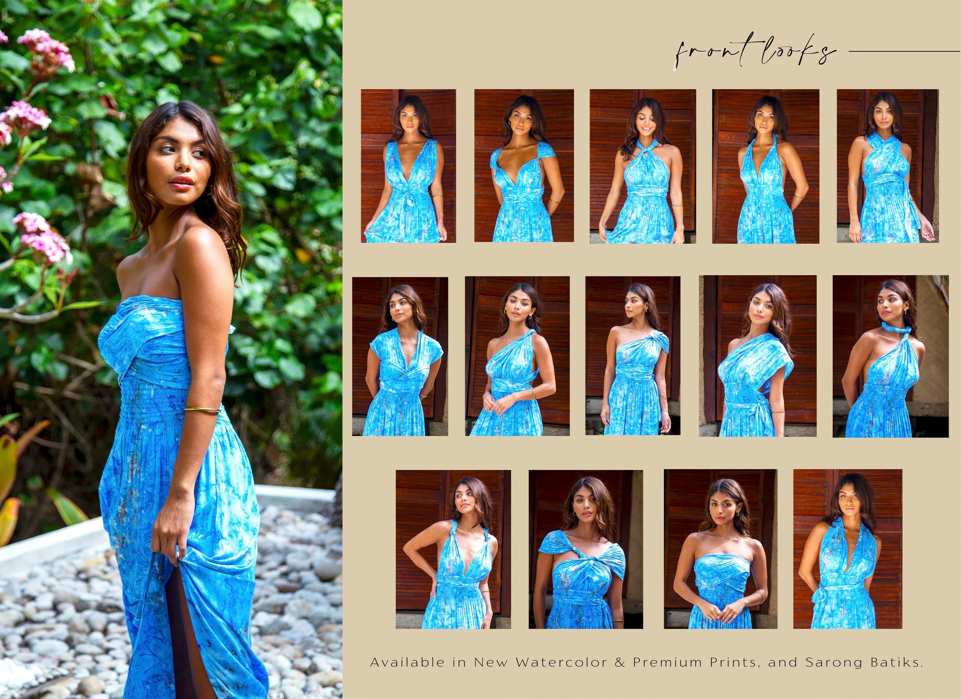 Tammy Infinity Dress in Premium Fiji Navy Floral